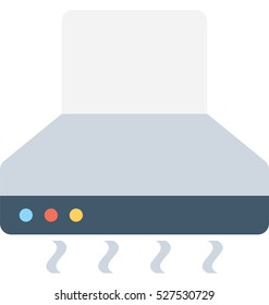Exhaust Hood Vector Icon 