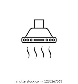 exhaust hood, ventilation icon. Element of kitchen utensils icon for mobile concept and web apps. Detailed exhaust hood, ventilation icon can be used for web and mobile