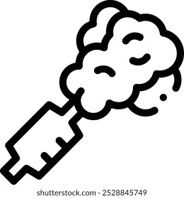 icono de escape. Diseño De Estilo Lineal Delgado Aislado Sobre Fondo Blanco
