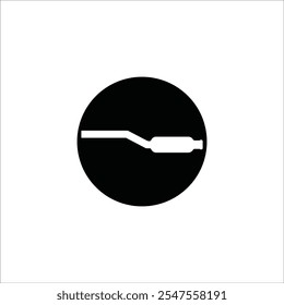 Diseño de logotipo de Ilustración vectorial de icono de escape
