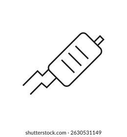 exhaust muffler icon illustration element design