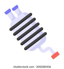 Flacheisensymbol, bearbeiteter Vektorgrafik 