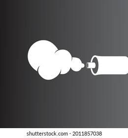 Exhaust pipe icon vector illustration design.