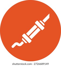 Abgasrohr Vektor Symbol Design Illustration