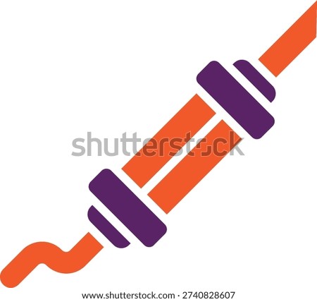 Exhaust pipe Vector Icon Design Illustration