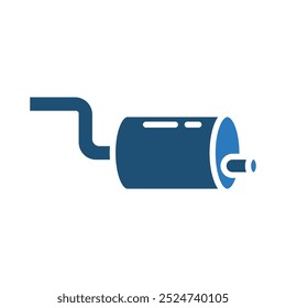 Exhaust Systems icon line vector illustration