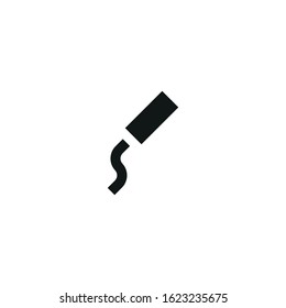 exhaust vector icon on white background