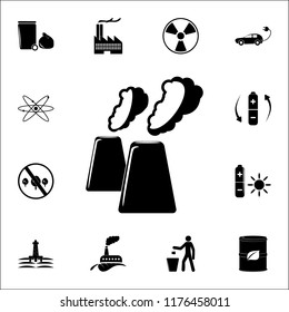 exhausts of factories icon. Ecology icons universal set for web and mobile