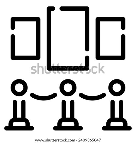 Exhibit Hall Icon Illustration for web, app, infographic, etc