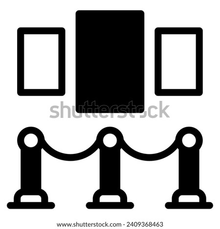 Exhibit Hall Icon Illustration for web, app, infographic, etc