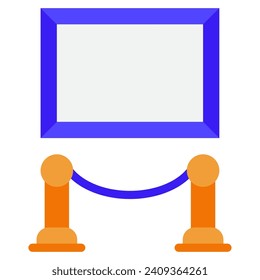 Exhibit Icon Illustration for web, app, infographic, etc