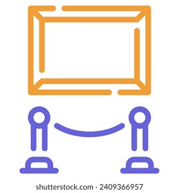 Ilustración de iconos de exposición para web, aplicación, infografía, etc