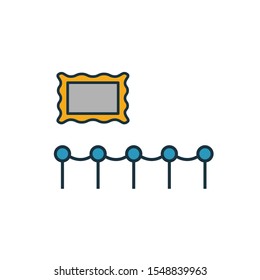 Exhibit icon. Simple element from tourism icons collection. Creative Exhibit icon ui, ux, apps, software and infographics.