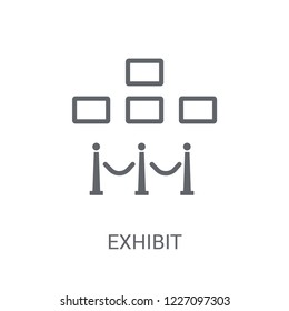 Exhibit icon. Trendy Exhibit logo concept on white background from Museum collection. Suitable for use on web apps, mobile apps and print media.