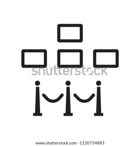 Exhibit icon. Trendy Exhibit logo concept on white background from museum collection. Suitable for use on web apps, mobile apps and print media.