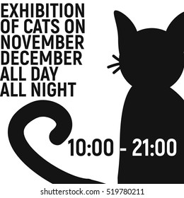   Exhibition of cats. Pets show