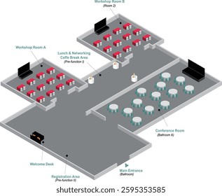 Exhibition or Conference Floor Plan