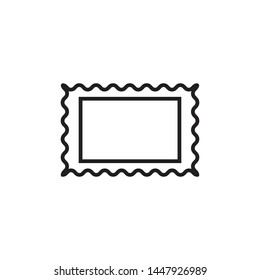 exhibition frame icon isolated vector illustration