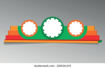 exhibition stand Gate entrance vector image 