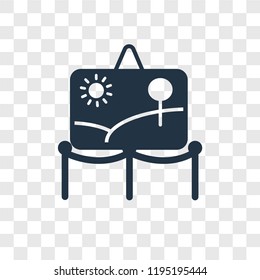Exhibition vector icon isolated on transparent background, Exhibition transparency logo concept