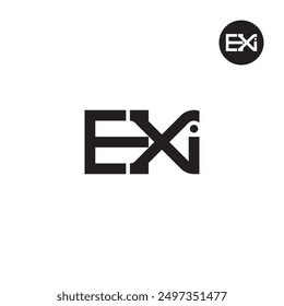 EXI Logo Letter Monogram Design