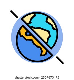 the existence of parallel universes color icon vector. the existence of parallel universes sign. isolated symbol illustration