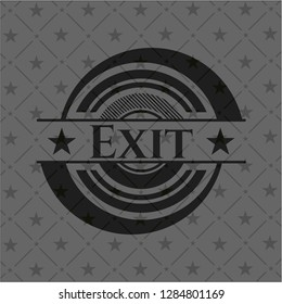 Exit black badge