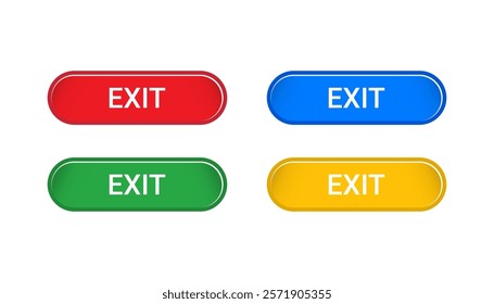 Exit button icon for Website, Graphics design project, Mobile App, etc.