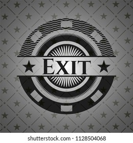Exit dark emblem