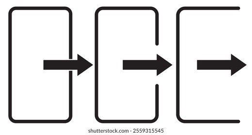 exit, door, entrance, icon, arrow, enter, outline, escape, room, vector, business, icons, isolated, office, art, house, illustration, computer, home, building, interior, black, architecture, button, 