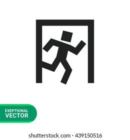 Exit door icon