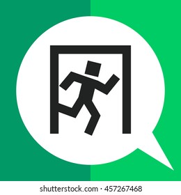Exit door icon