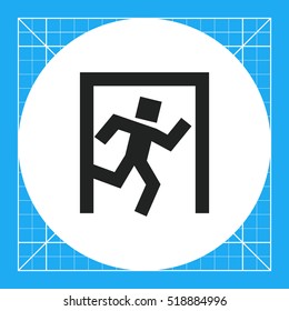Exit door icon