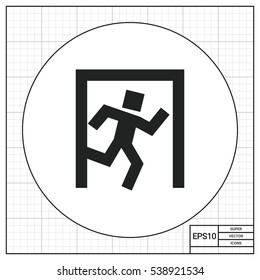 Exit door icon