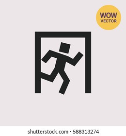 Exit door icon
