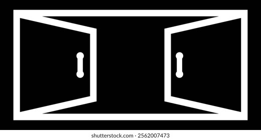 exit or entrance icon . exit or entry icon vector illustration eps 10.