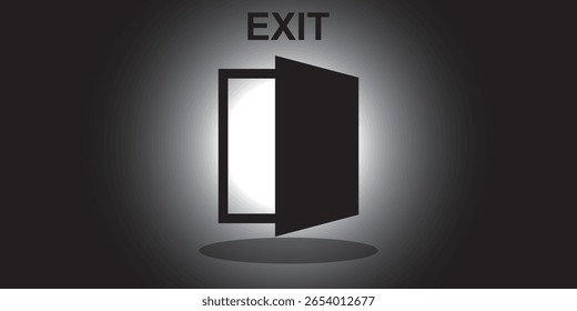 
Sair do ícone de entrada. Ícone preto isolado do vetor. Sinal de saída de entrada. Ícones de login e logout. ícone de saída vetor. Sinal de saída, seta apontando pela porta aberta. 