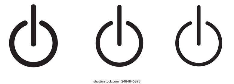  Exit and entry icon set. Log in, log out icon set.