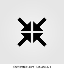 Salir del icono de pantalla completa. Minimizar el símbolo de tamaño de pantalla.