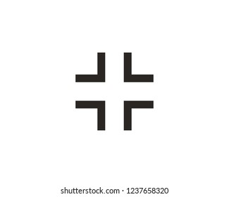 Exit full screen icon sign symbol