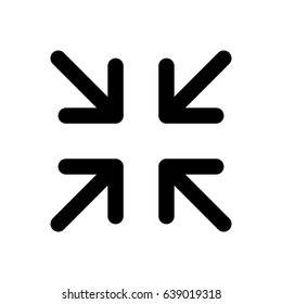 exit fulls screen icon.