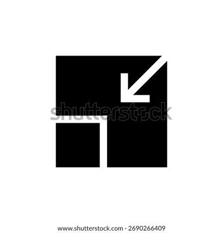 Exit Fullscreen Icon for Display Control and Window Adjustment