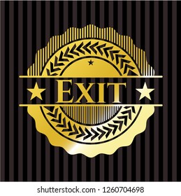 Exit gold badge