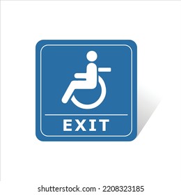 el signo de salida handicap puede utilizarse como icono