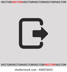 Exit icon.