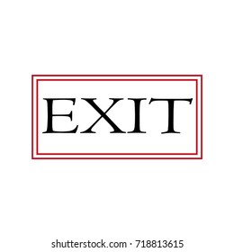 EXIT icon