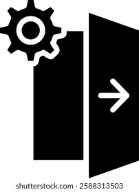Exit Icon Element For Design