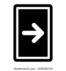 exit icon isolated sign symbol vector illustration - high quality black style vector icons
