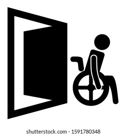 exit icon isolated sign symbol vector illustration - high quality black style vector icons

