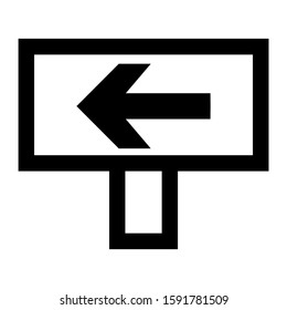 exit icon isolated sign symbol vector illustration - high quality black style vector icons
